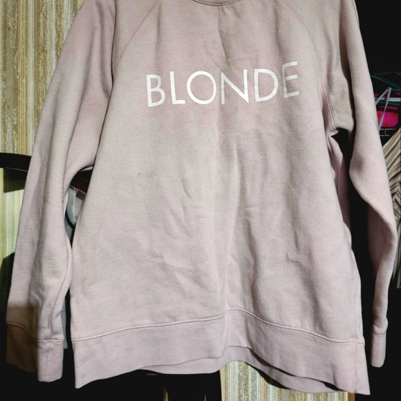 Blonde by Brunette Light Pink Sweatshirt - Picture 1 of 2